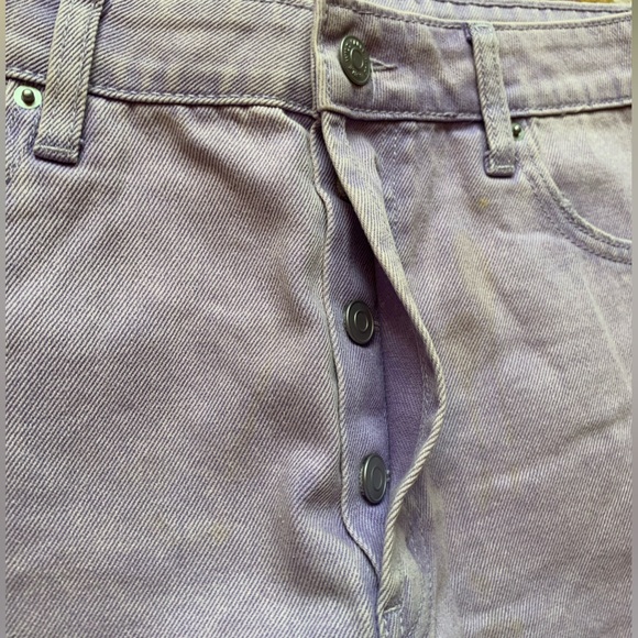 💜Denim high rise shorts lavender purple Wild Fable size 12 - Picture 4 of 5